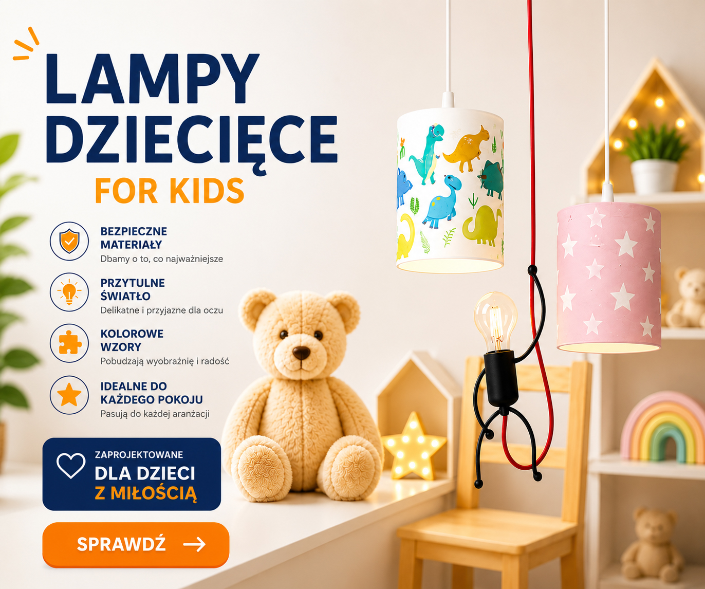Lampy dziecinne
