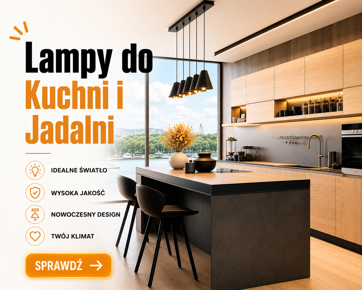 Lampy do kuchni i jadalni