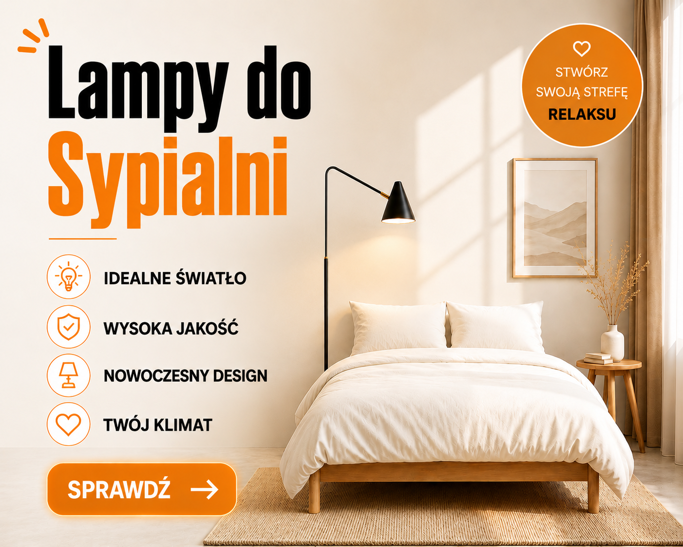 Lampy do sypialni