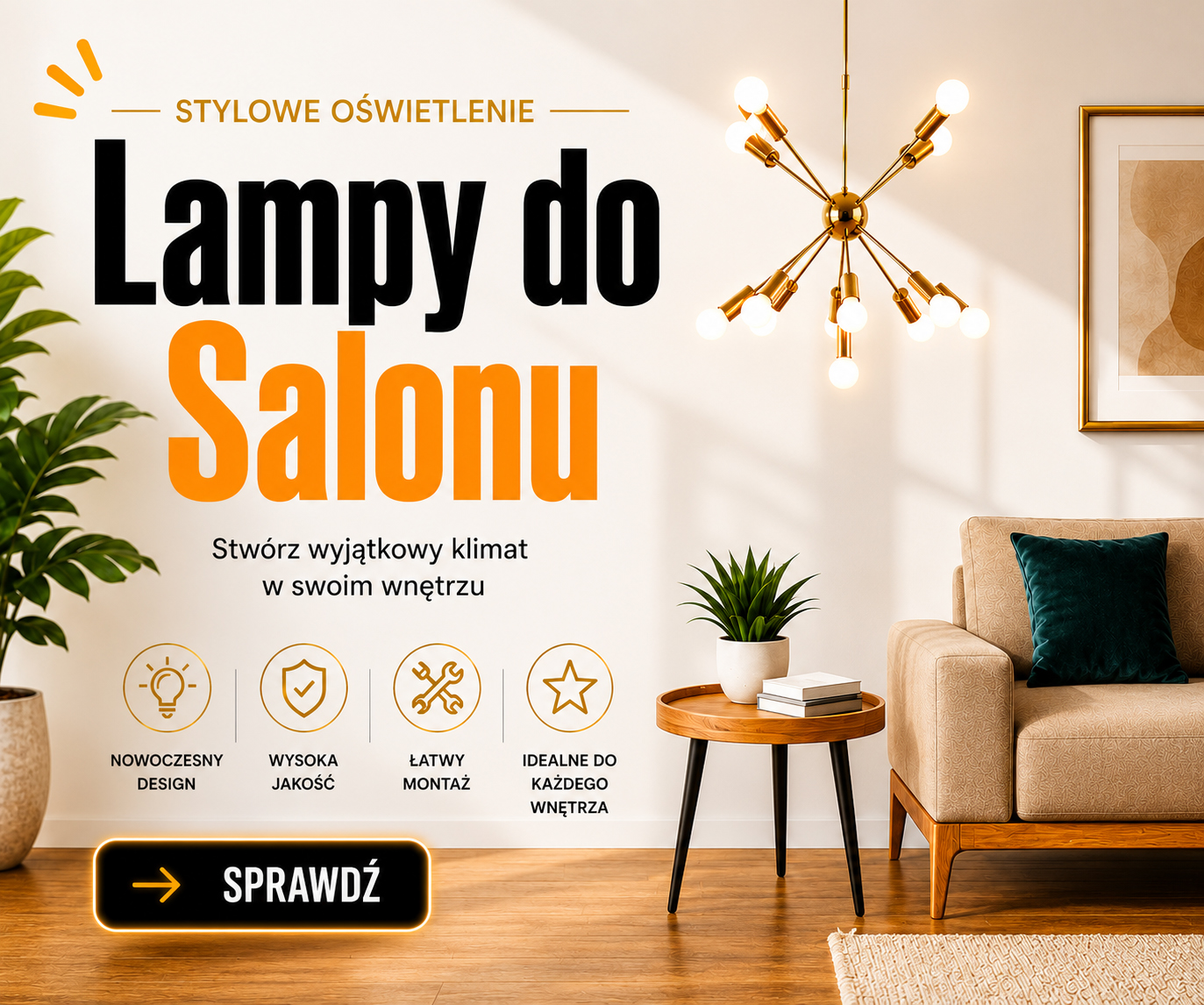 Lampy do salonu
